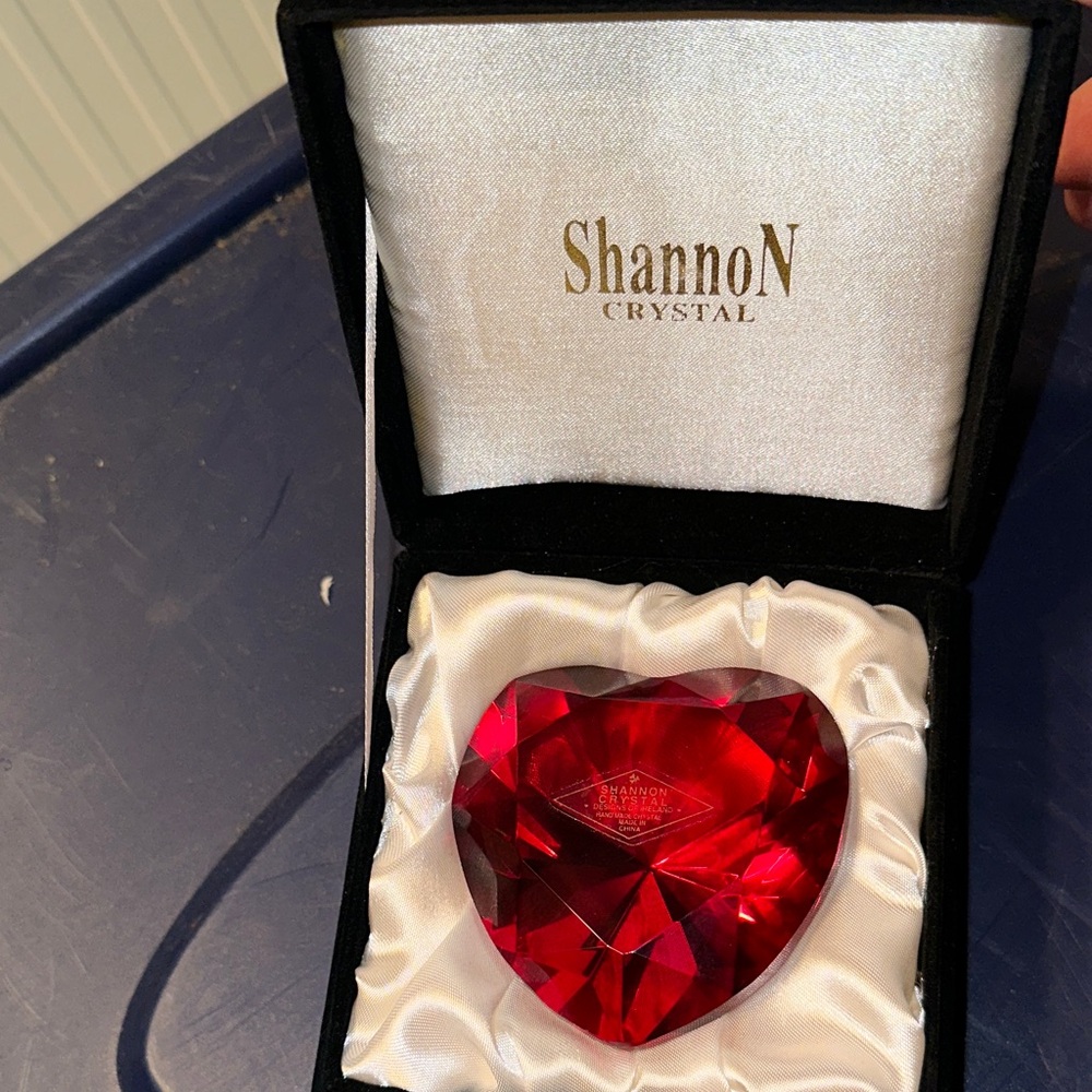 Shannon Crystal Heart in Box